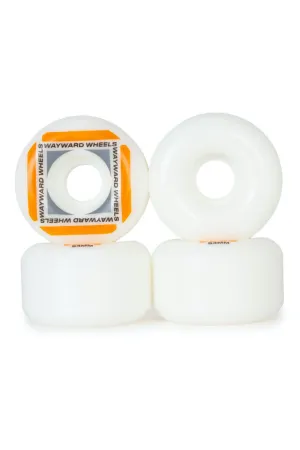 WAYWARD WHEELS 101A WAYPOINT FORMULA 54MM - WHITE/ORANGE